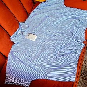 Women's SAYA Blue/White stripped Top
